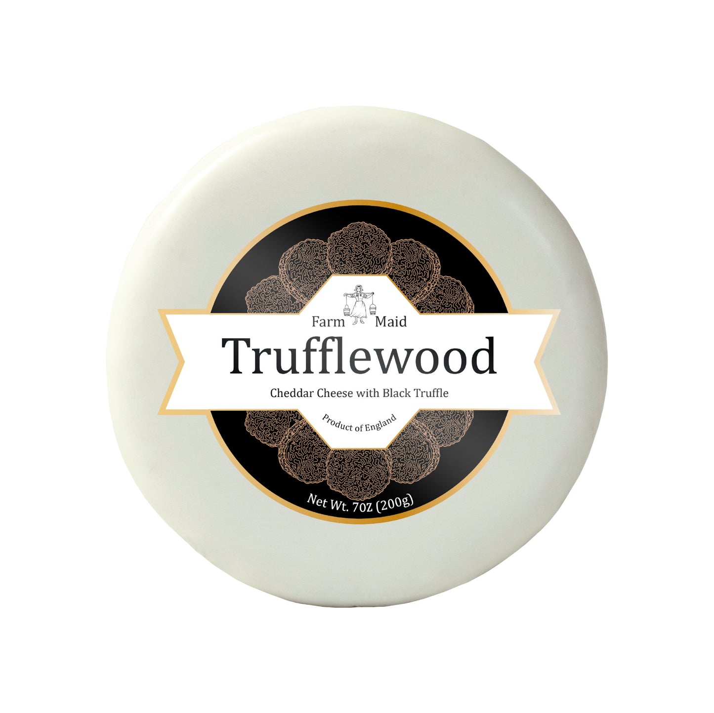 Čederio sūris FARM MAID, su trumais, 200 g