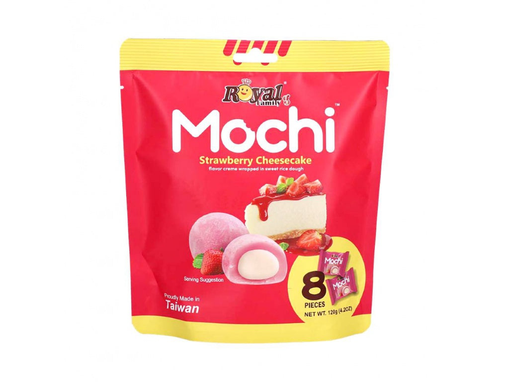 Mochi ROYAL FAMILY, strawberry cheesecake flavor, 120 g