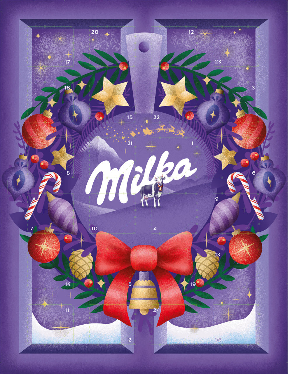 Advento kalendorius, MILKA, suaugusiems 90g