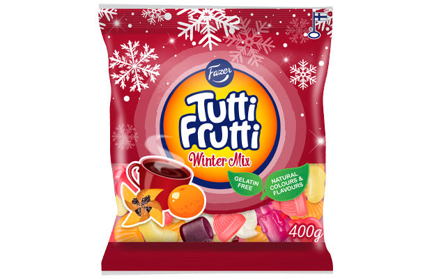 Guminukai TUTTI FRUTTI Winter Mix, rinkinys 400g