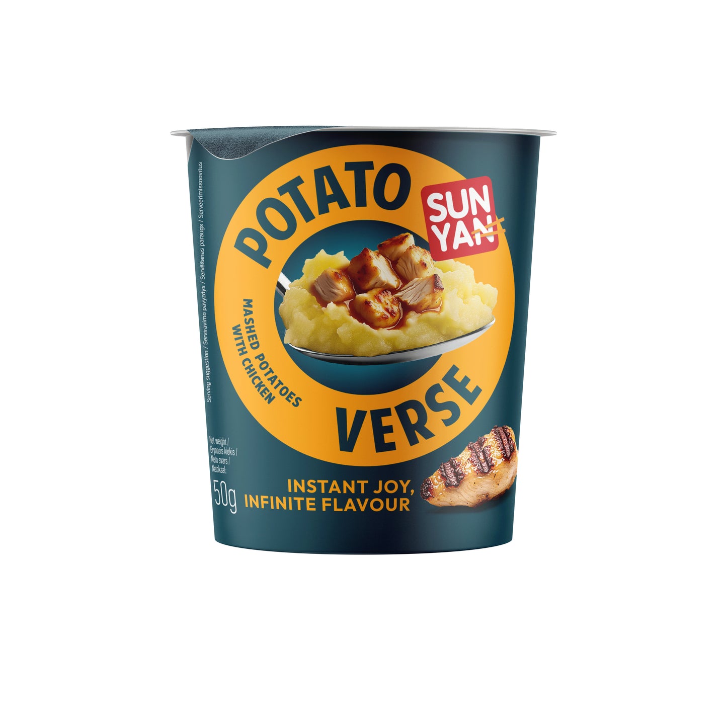 Mashed potatoes SUN YAN POTATO VERSE with chicken liver, jar, 50g