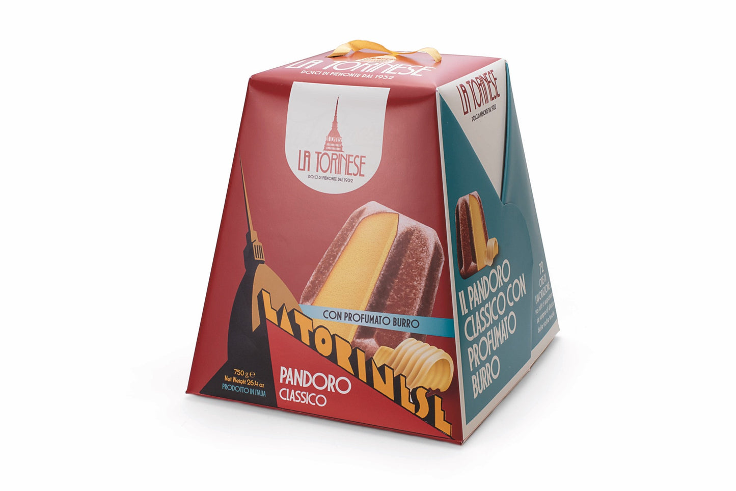 Pyragas, LA TORINESE, klasikinis Pandoro, 750g