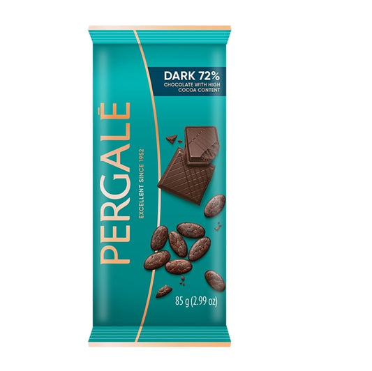 Chocolate PERGALĖ, dark, 72%, 85 g