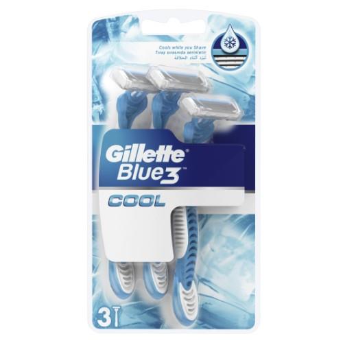 Disposable razors Gillette BLUE 3 Cool, 3 pcs.