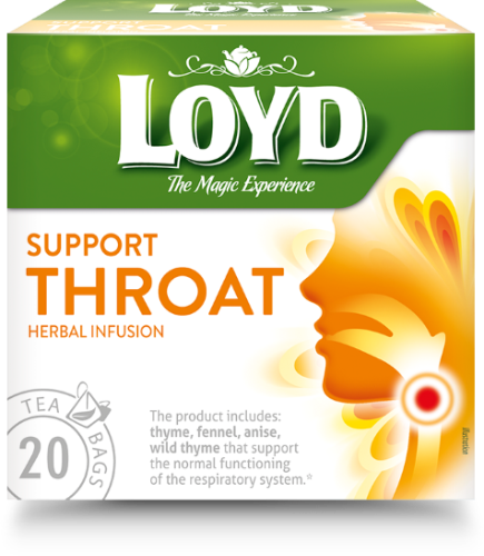 Tea LOYD Soothing For Throat, 20x2g