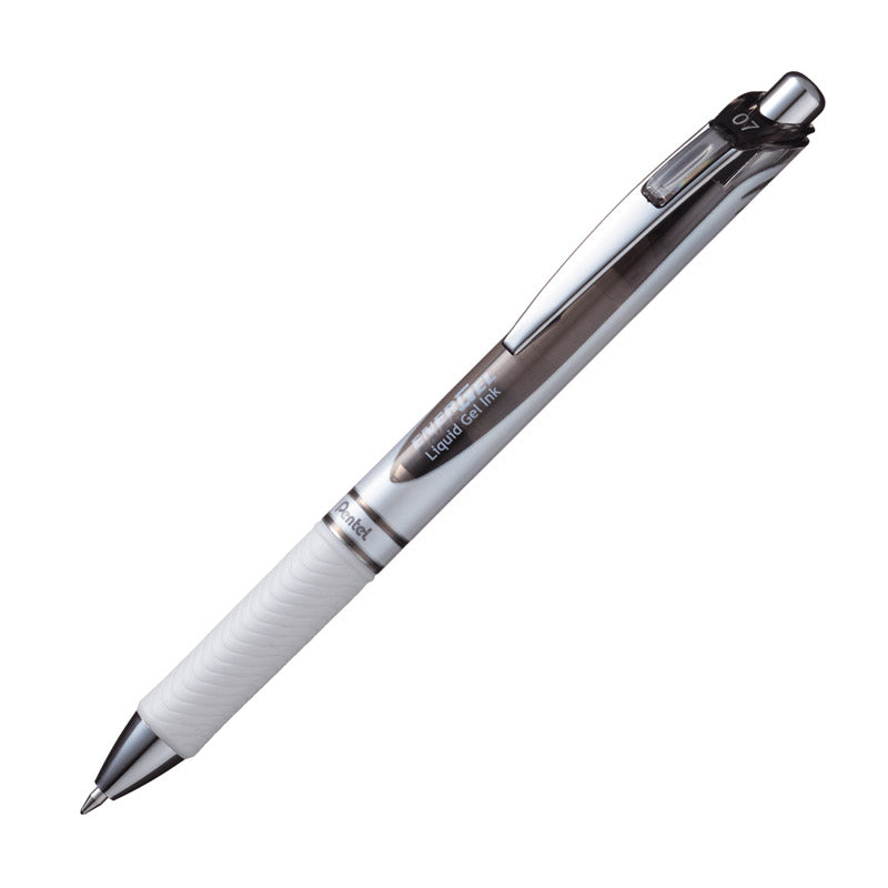 Automatic gel pen PENTEL ENERGEL PEARL WHITE 0.5 mm, black ink