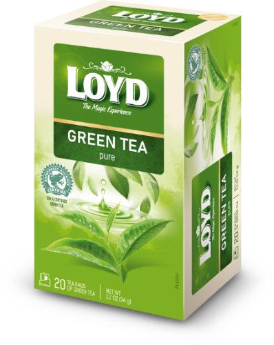 Green tea LOYD Green Pure, 20 x 1.7g