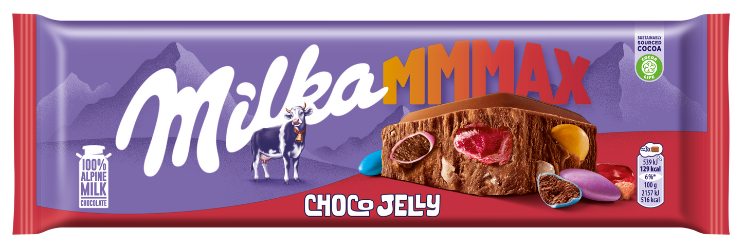 Chocolate MILKA Choco Jelly, 250 g