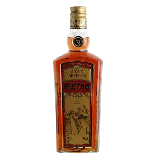Mead nectar SUKTINIS, 50%, 500 ml, branded