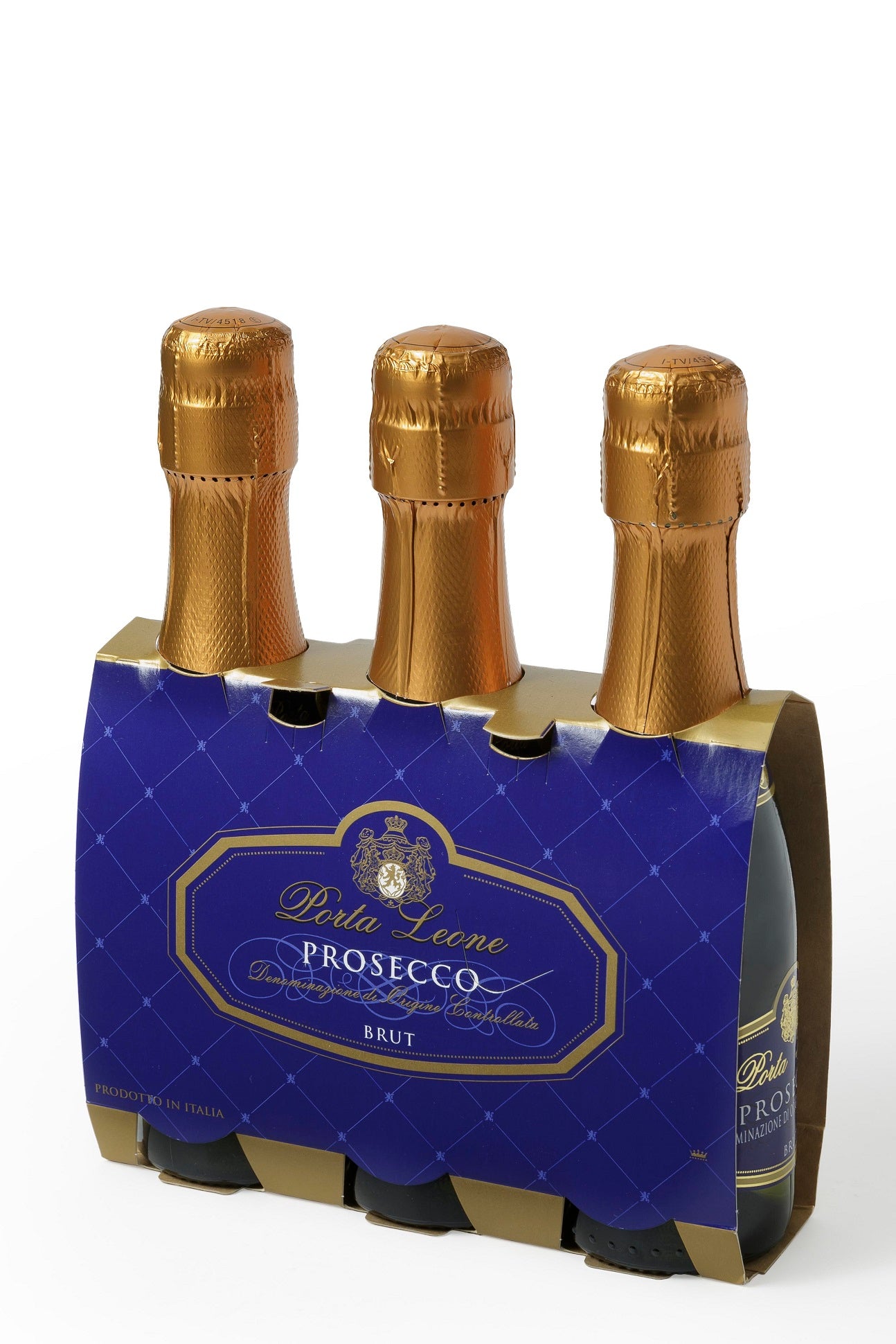 Sparkling wine PORTA LEONE Prosecco Doc Treviso Millesimato, brut, 11%, 3x0.2 l