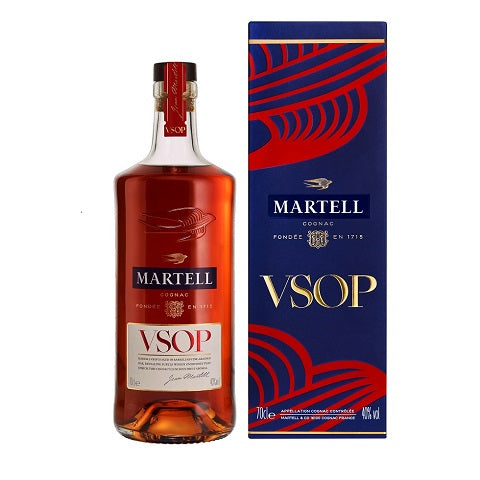 Konjakas MARTELL VSOP Red Barrel dėžutėje, 40%, 0,7 l