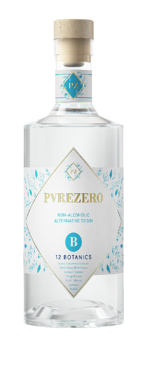 Nealkoholinis džinas, GinZero 12 Botanics, 0,7 l