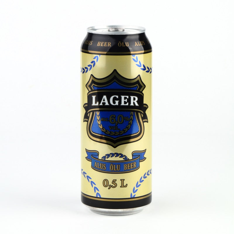 Alus LAGER, 6%, 0,5 l, skardinė D