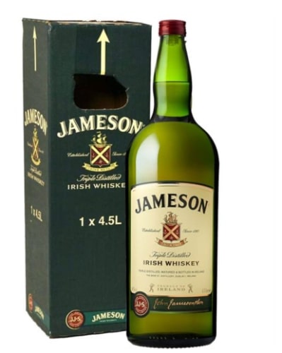 Airiškas viskis JAMESON, 40%, 4,5 l su dėžute