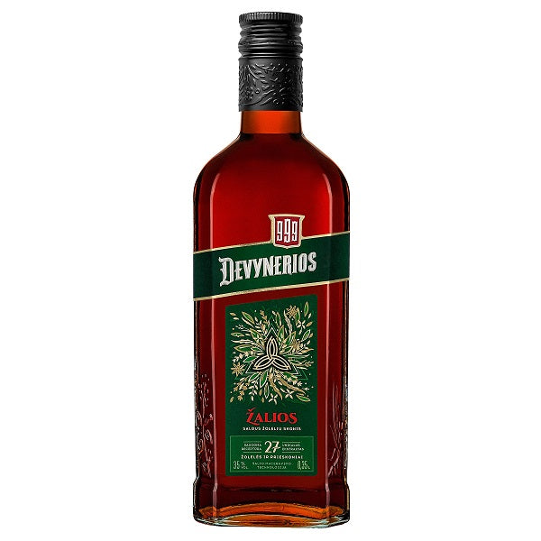Balzamas sp.gėrimas ŽALIOS DEVYNERIOS, 35%, 0,35 l
