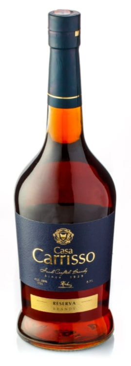 Brandy CASA CARRISSO, alk. 38%, 0.5 l