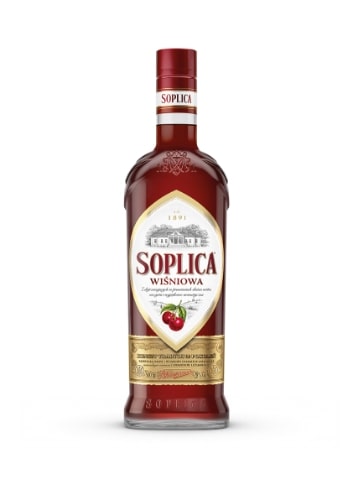 Liqueur SOPLICA, cherry flavor, 28%, 0.5 L