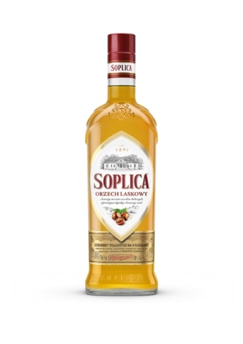 Liqueur SOPLICA, hazelnut flavor, 28%, 0.5 L