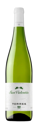 Vynas TORRES SAN VALENTIN, rūšinis pkr, baltasis, pusiau saldus, 11%, 0,75 l