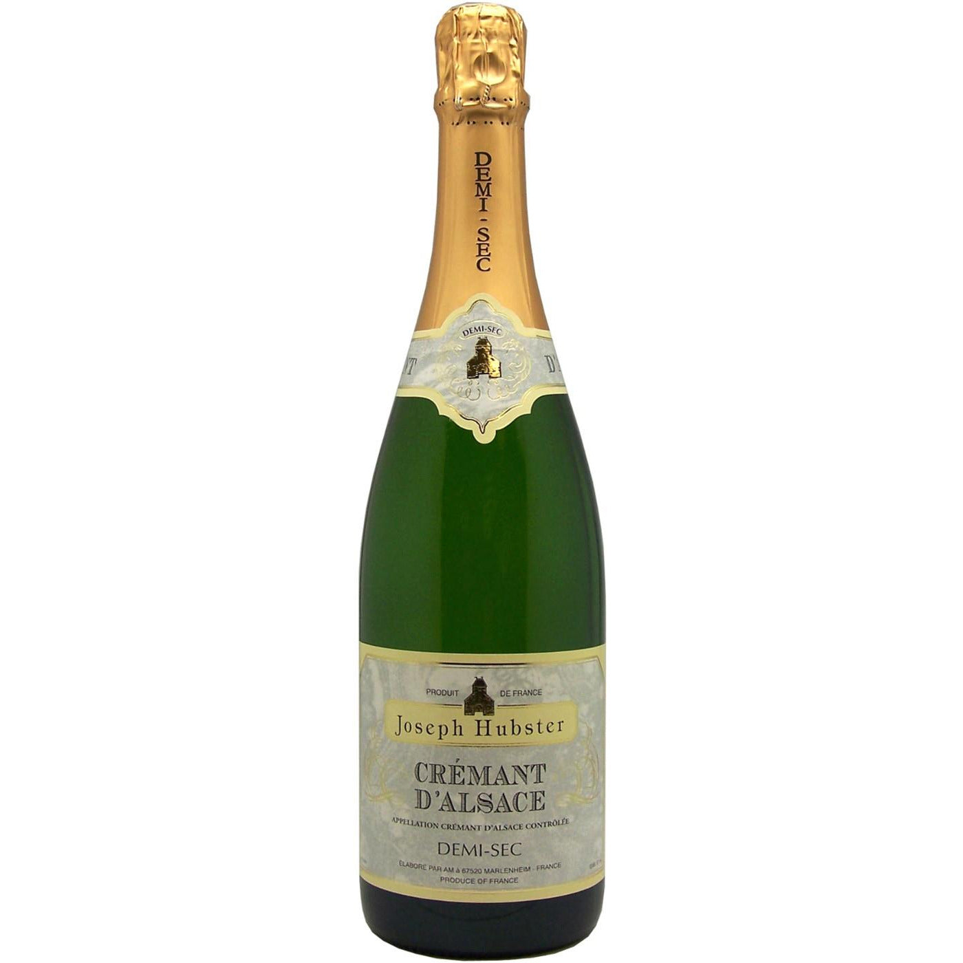 Putojantis vynas HUBSTER, Cremant d'Alsace Demi Sec, baltas 0,75l