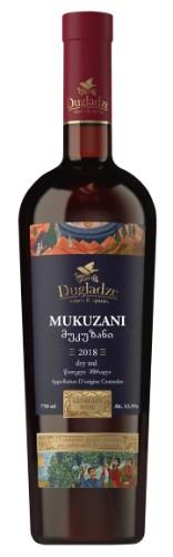 Wine, DUGLADZE, Mukuzani, dry, red, 13.5%, 0.75l