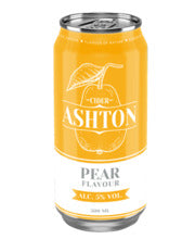 Gazuotas sidras ASHTON kriaušių skonio, 5% 0,5l