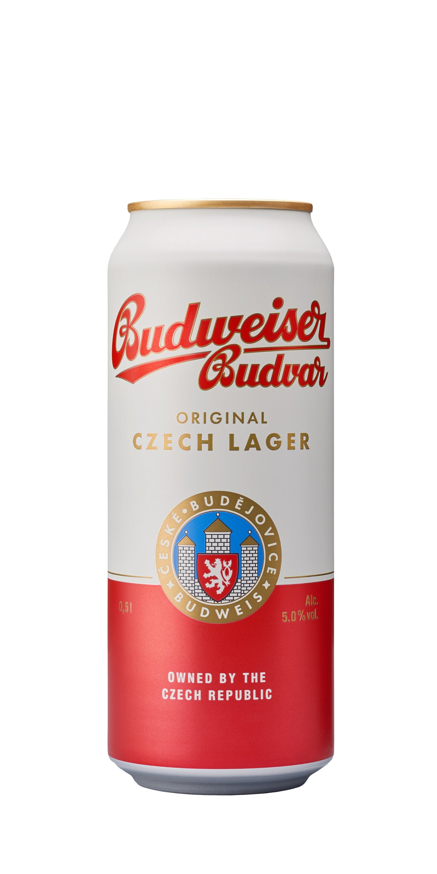 Alus BUDWEISER Budvar, 5%, 0,5 l, skardinė D