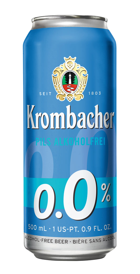 Nealkoholinis alus KROMBACHER, Pils, 0,0%, 0,5 l, skardinė D