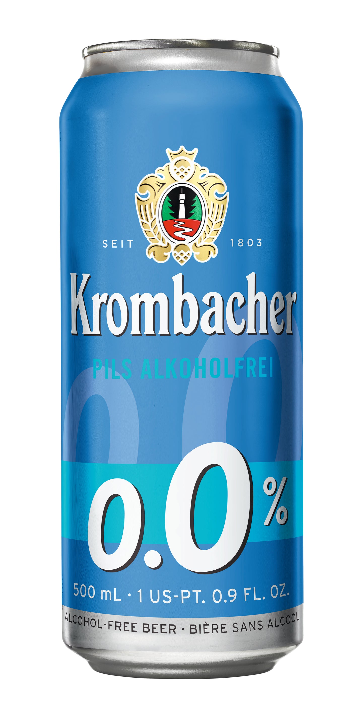 Nealkoholinis alus KROMBACHER, Pils, 0,0%, 0,5 l, skardinė D