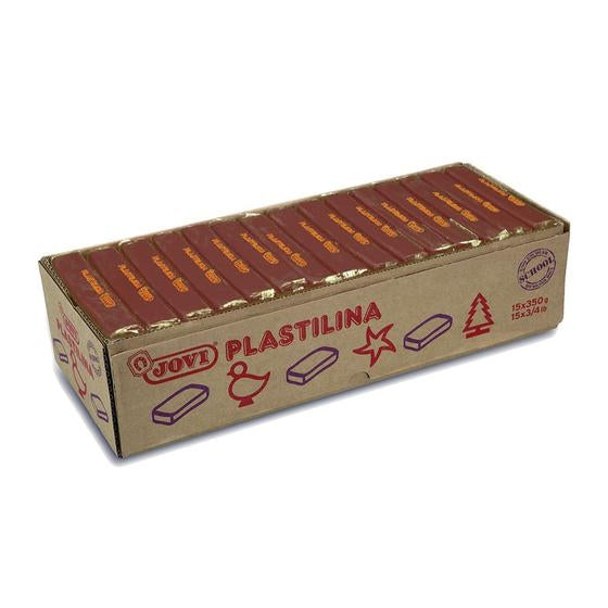 Plastilinas JOVI, 350 g,  RUDA