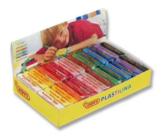 Plastilinas JOVI, 50 g., įvairių spalvų