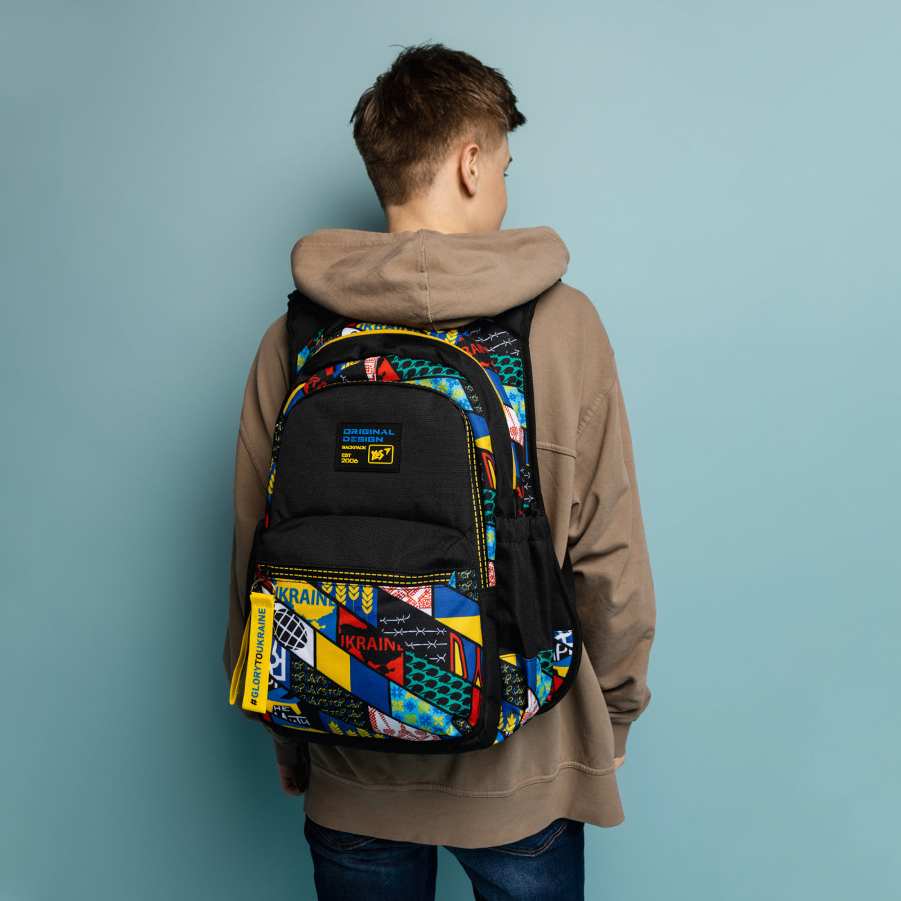 Kuprinė YES T-133 Glory to Ukraine, juoda