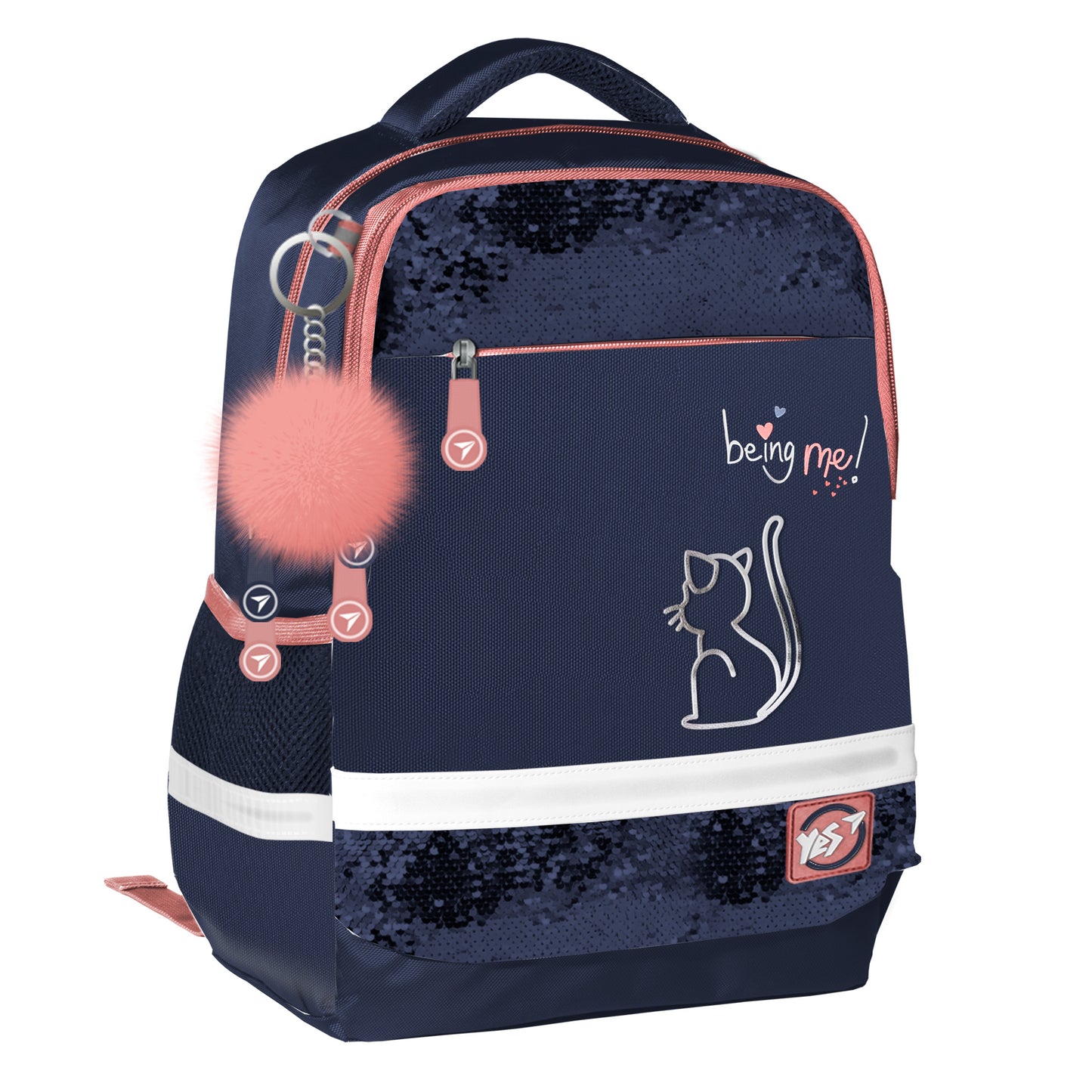 Kuprinė YES S-52 Ergo Be Like a Cat, 360x280x130 mm