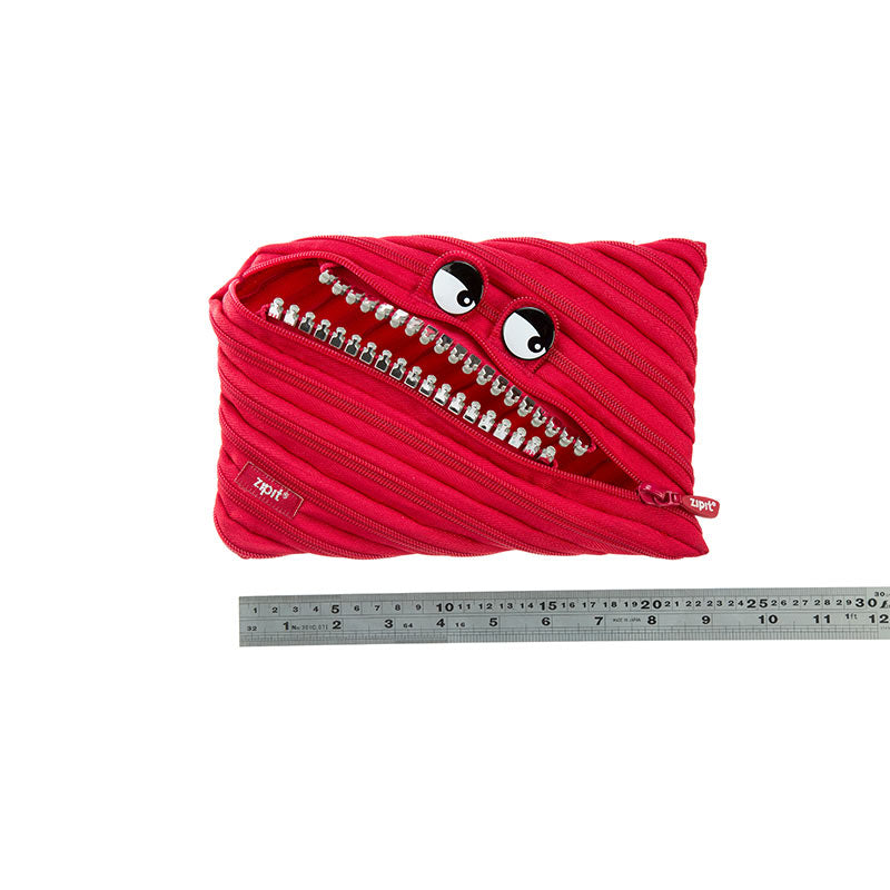 Pencil case ZIPIT Grillz Monster Jumbo Pouch, ZTMJ-GR-RI, Red