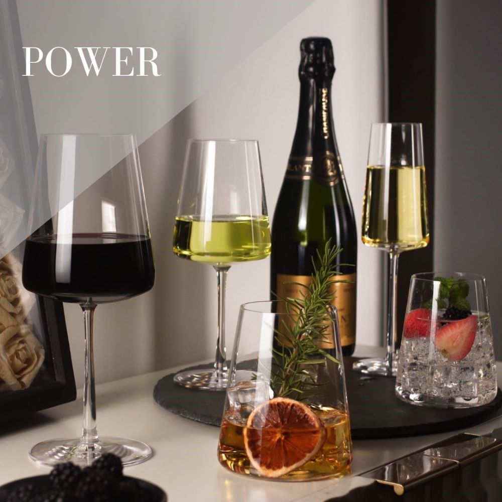 Taurė POWER, be kojelės, krištolo stiklas, 380 ml, D 8,6 cm, H 10,1 cm, 6 vnt