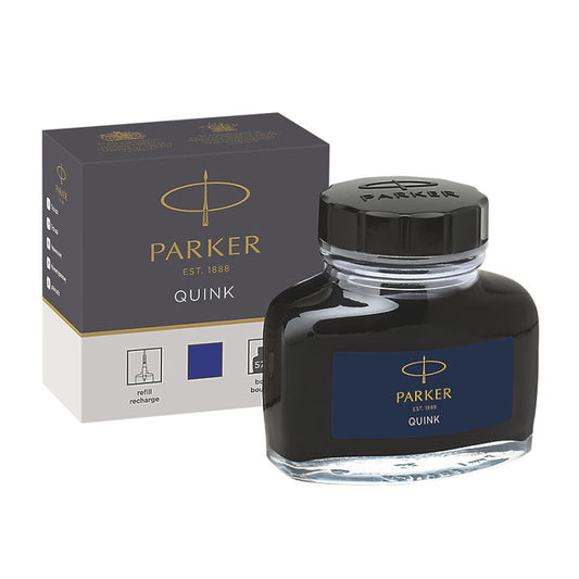 Ink bottle for PARKER Quink refill, 57ml, blue