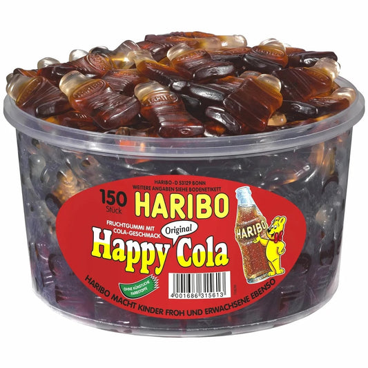 Gummies HARIBO, Happy Cola, 1.2 kg
