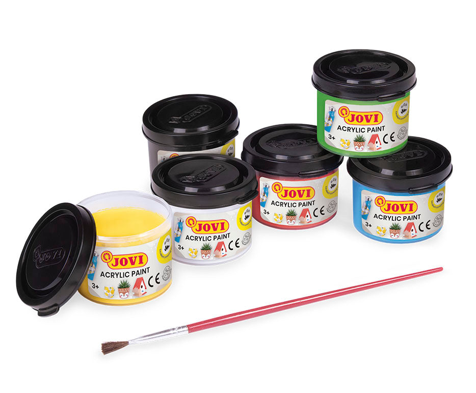 Dekoraciniai dažai sustingusioms figūrėlėms JOVI, 6sp.