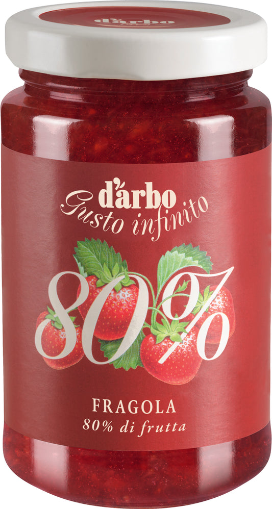 Strawberry jam D'ARBO, 80%, 250 g