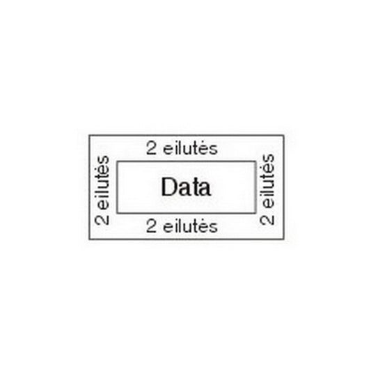 Antspaudas-datatorius  Printer S260 su polimeru