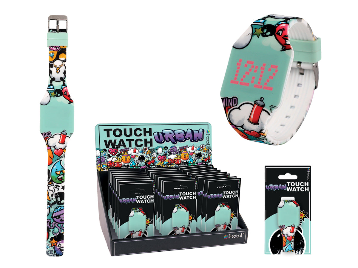 Itotal Grafitti watch, touchscreen