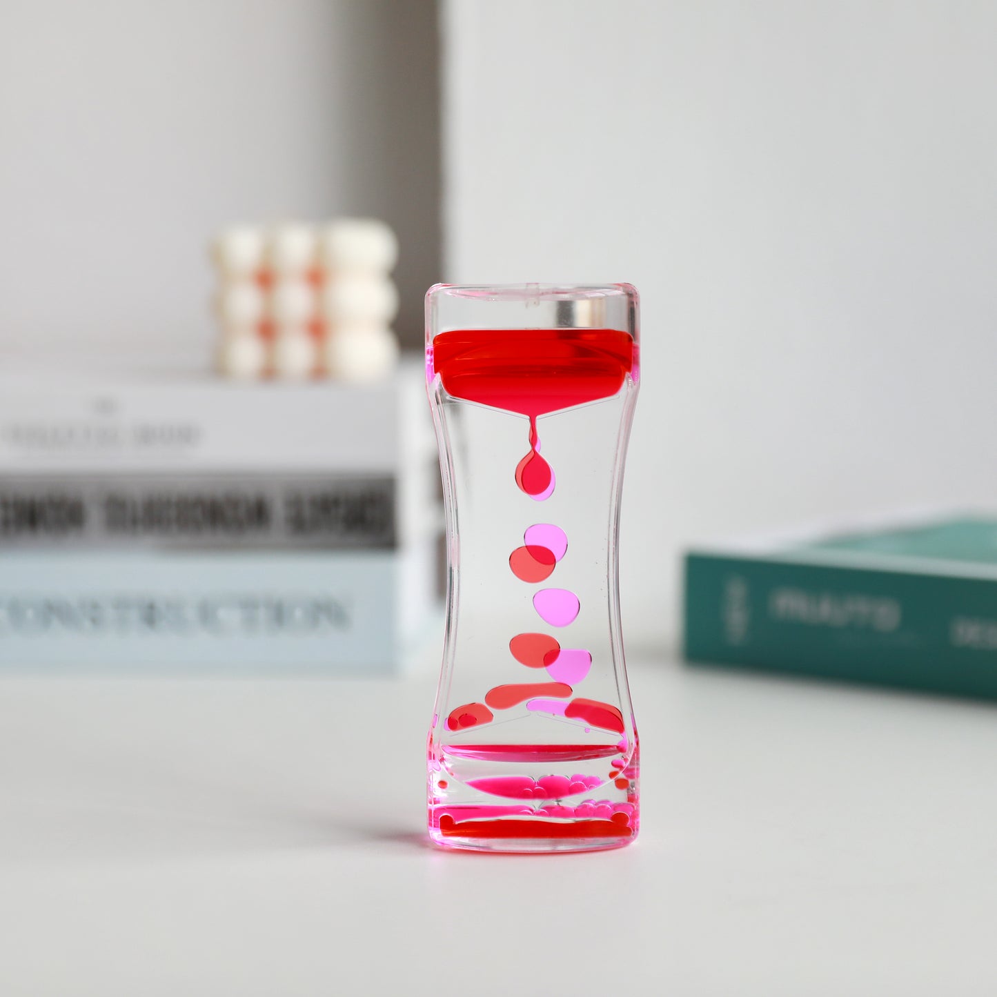 Timer iTotal, pink with red