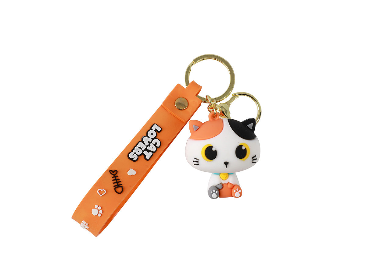 Keychain ORANGE CAT