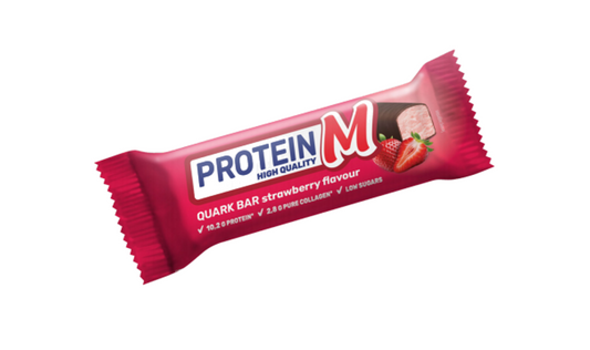 Cottage cheese PROTEIN M, strawberry flavor with collagen, 40 g