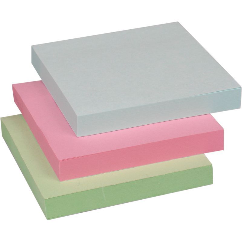 Sticky notes Centrum, 76x76mm 100 sheets, pastel colors