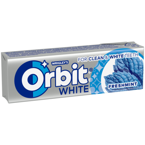 Chewing gum ORBIT White Freshmint, 14 g