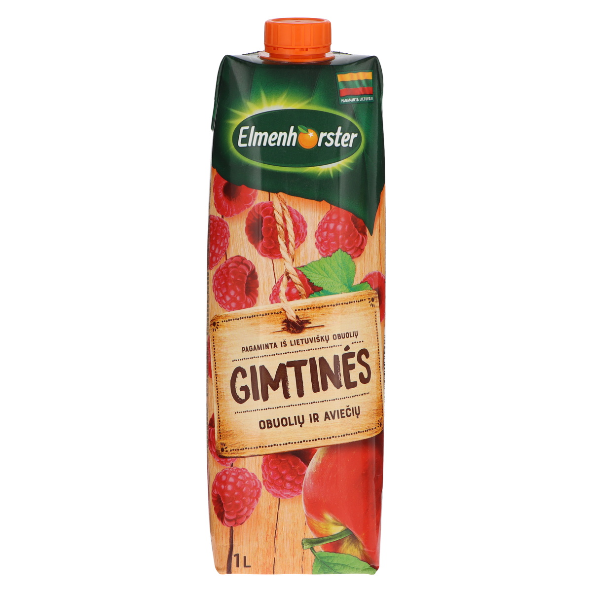 Obuolių ir aviečių gėrimas ELMENHORSTER Gimtinės, 30%, 1 l