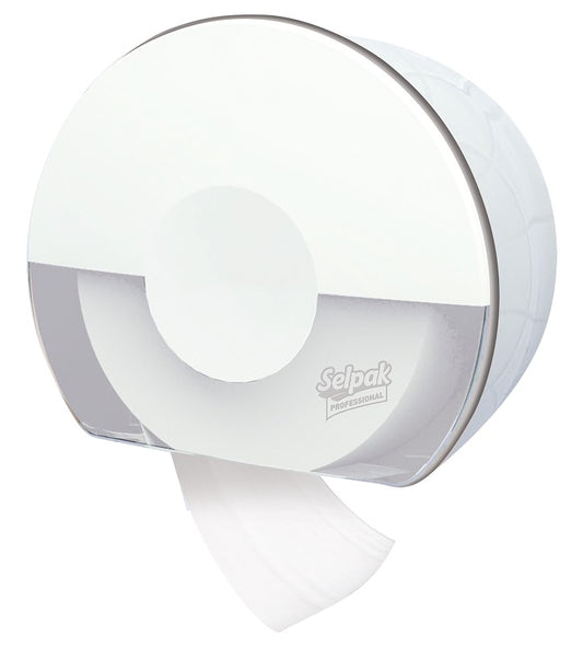 Dispenser SELPAK Professional Touch Jumbo, for toilet paper, white, pcs.