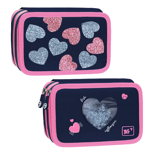 Forminis penalas su dviem skyriais YES HP-01 Bright Hearts