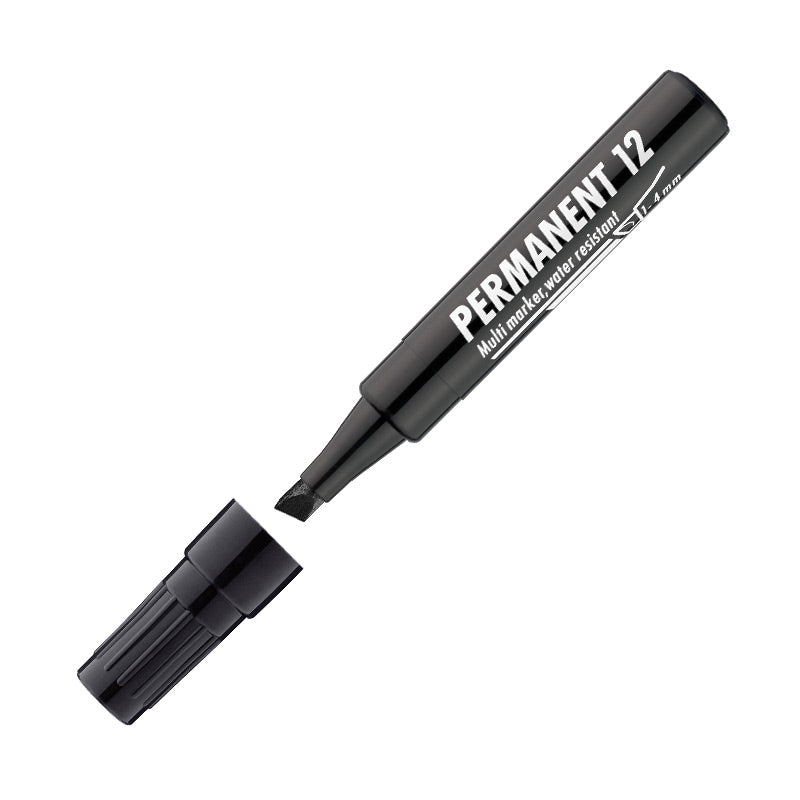 Permanent marker ICO 12, 1-4 mm, black